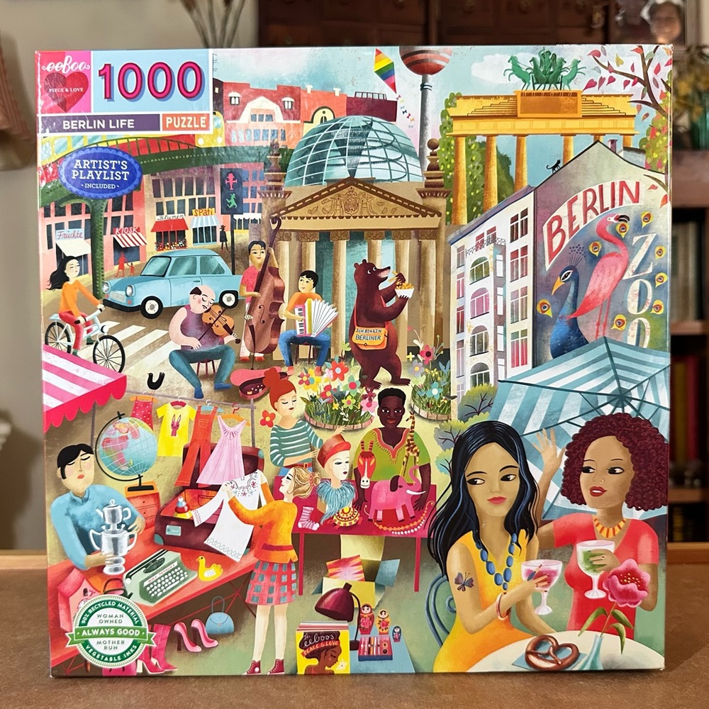 eeBoo Berlin Life puzzle 1000 piece